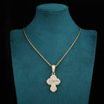 Load image into Gallery viewer, Sacred Glow Cross Pendant - (18K Gold)【無料ネックレス付属】