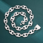 Load image into Gallery viewer, Gucci Cuban Chain - 12mm (White Gold)