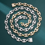 Load image into Gallery viewer, Gucci Cuban Chain - 12mm (White Gold)