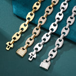 Load image into Gallery viewer, Gucci Cuban Chain - 12mm (White Gold)