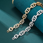 Load image into Gallery viewer, Gucci Cuban Link Chain - 11mm (White Gold)
