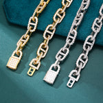 Load image into Gallery viewer, Gucci Cuban Link Chain - 11mm (18K Gold)