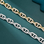 Load image into Gallery viewer, Gucci Cuban Link Chain - 11mm (White Gold)