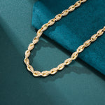 ギャラリービューアに画像を読み込み、Rope chain Necklaces - 6mm (18K Gold)