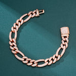 Load image into Gallery viewer, Figaro Bracelet - 10mm (Rose Gold)