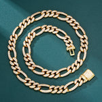 Load image into Gallery viewer, Figaro Chain - 10mm (18K Gold)