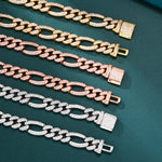 Load image into Gallery viewer, Figaro Chain - 10mm (18K Gold)