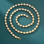 ギャラリービューアに画像を読み込み、Iced Ball Chain - 6mm (18K Gold)