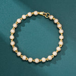 ギャラリービューアに画像を読み込み、Iced Ball Bracelet - 6mm (18K Gold)