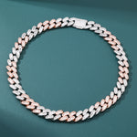 ギャラリービューアに画像を読み込み、【新商品】Duality Cuban Chain - 15mm (White Gold × Rose Gold)