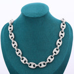 Load image into Gallery viewer, Gucci Cuban Chain - 12mm (White Gold)