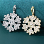 Load image into Gallery viewer, Ice Bloom Pendant - (White Gold)【無料ネックレス付属】