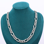 Load image into Gallery viewer, Figaro Chain - 10mm (White Gold)