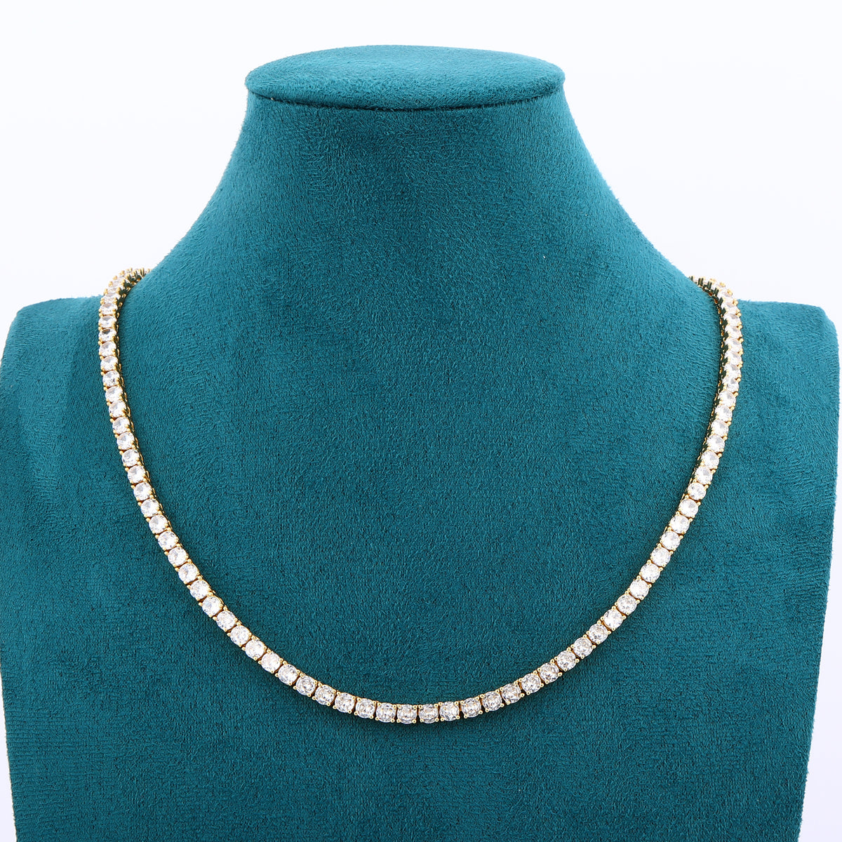 Tennis Chain - 4mm (18K Gold) – EMPIRE HOLLYWOOD Tennis Chain - 4mm (18K Gold) – EMPIRE HOLLYWOOD
