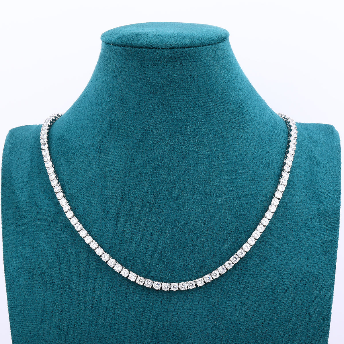 empire hollywoodテニスネックレス Moissanite Tennis Chain - 4mm (White Gold) – EMPIRE HOLLYWOOD