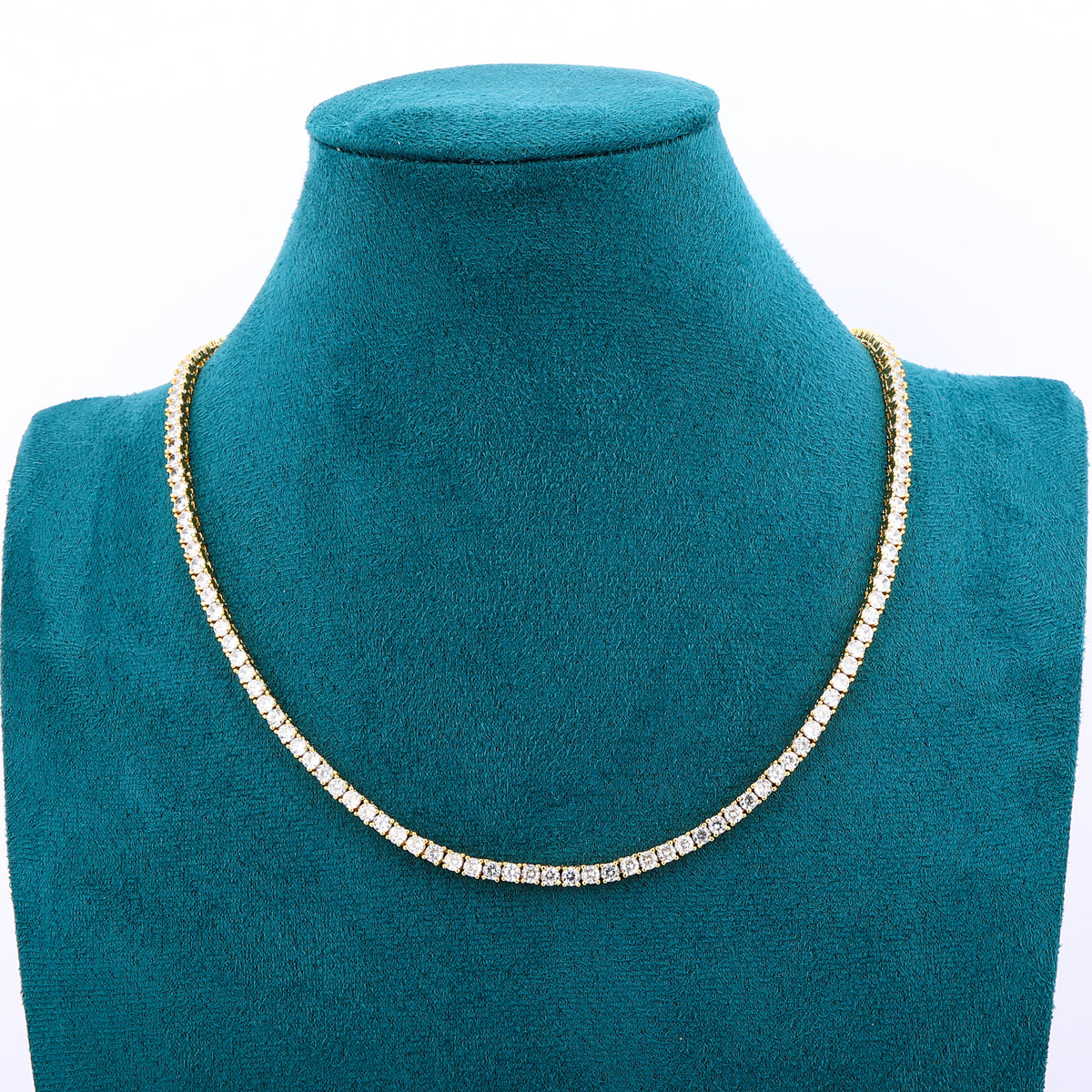 Moissanite Tennis Chain - 3mm (18K Gold) – EMPIRE HOLLYWOOD