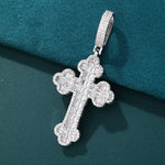 ギャラリービューアに画像を読み込み、Royal Chapel Cross Pendant - (White Gold)【無料ネックレス付属】