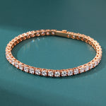 ギャラリービューアに画像を読み込み、Tennis Bracelet - 4mm (Rose Gold)