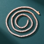 ギャラリービューアに画像を読み込み、【タイムセール!!】Tennis Chain - 3mm (Rose Gold)