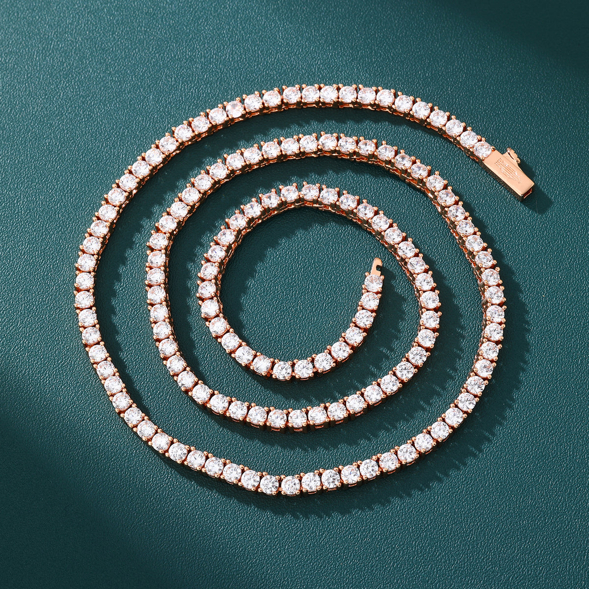 タイムセール!!】Tennis Chain - 5mm (Rose Gold) – EMPIRE HOLLYWOOD