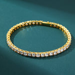 ギャラリービューアに画像を読み込み、Tennis Bracelet - 4mm (18K Gold)