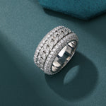 ギャラリービューアに画像を読み込み、Spin Cuban Ring (White Gold)