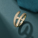 Load image into Gallery viewer, Blessed Split Ring (18K Gold)