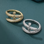 Load image into Gallery viewer, Blessed Split Ring (18K Gold)
