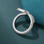 Load image into Gallery viewer, Blessed Split Ring (White Gold)