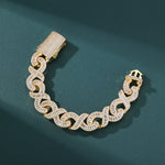 ギャラリービューアに画像を読み込み、Infinity Twist Bracelet - 15mm (18K Gold)