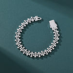 Load image into Gallery viewer, Endless Cross Bracelet - 11.5mm (White Gold)