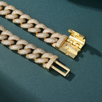 ギャラリービューアに画像を読み込み、Dome Cuban Bracelet - 14mm (18K Gold)