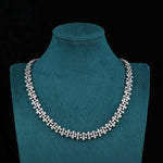 Load image into Gallery viewer, Endless Cross Necklace - 11.5mm (White Gold)