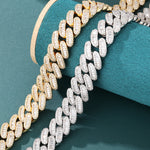 ギャラリービューアに画像を読み込み、Galaxy Cuban Bracelet - 16mm (White Gold)