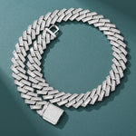 Load image into Gallery viewer, Block Cuban Chain - 20mm (White Gold)
