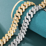 Load image into Gallery viewer, Block Cuban Chain - 20mm (18K Gold)
