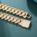 Load image into Gallery viewer, Block Cuban Chain - 20mm (18K Gold)