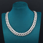 ギャラリービューアに画像を読み込み、Galaxy Cuban Chain - 17mm (White Gold)