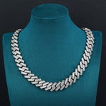 Load image into Gallery viewer, Block Cuban Chain - 20mm (White Gold)