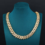 Load image into Gallery viewer, Block Cuban Chain - 20mm (18K Gold)