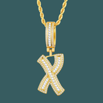 ギャラリービューアに画像を読み込み、Letter Pendant - TWIST MODEL【無料ネックレス付属】