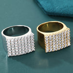 ギャラリービューアに画像を読み込み、Grand Pavé Ring - 15mm (18K Gold)