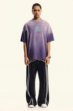 Load image into Gallery viewer, Live Until You Die TEE / PURPLE X MINT BLUE