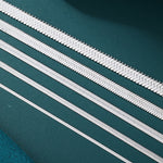 Load image into Gallery viewer, Herringbone Chain - 2mm〜6mm (White Gold)