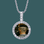 Load image into Gallery viewer, Custom Photo Pendant - Classic Round (White Gold)【無料ネックレス付属】