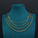 ギャラリービューアに画像を読み込み、Box Link Chain - 1.5mm〜3mm (Gold)