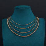 ギャラリービューアに画像を読み込み、Belcher Link Chain - 2mm〜6mm (Rose Gold)