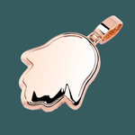 ギャラリービューアに画像を読み込み、Hamsa Shine Pendant - (Rose Gold)【無料ネックレス付属】