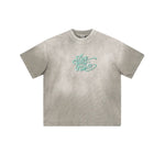 Load image into Gallery viewer, Live Until You Die TEE / GRAY X MINT BLUE