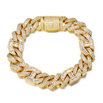 Load image into Gallery viewer, Majestic Cuban Bracelet - 14mm (18K Gold)